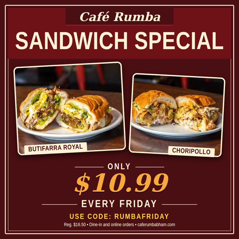 Friday Sandwich Special